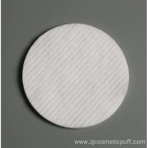 Water needle plain weave round makeup cotton